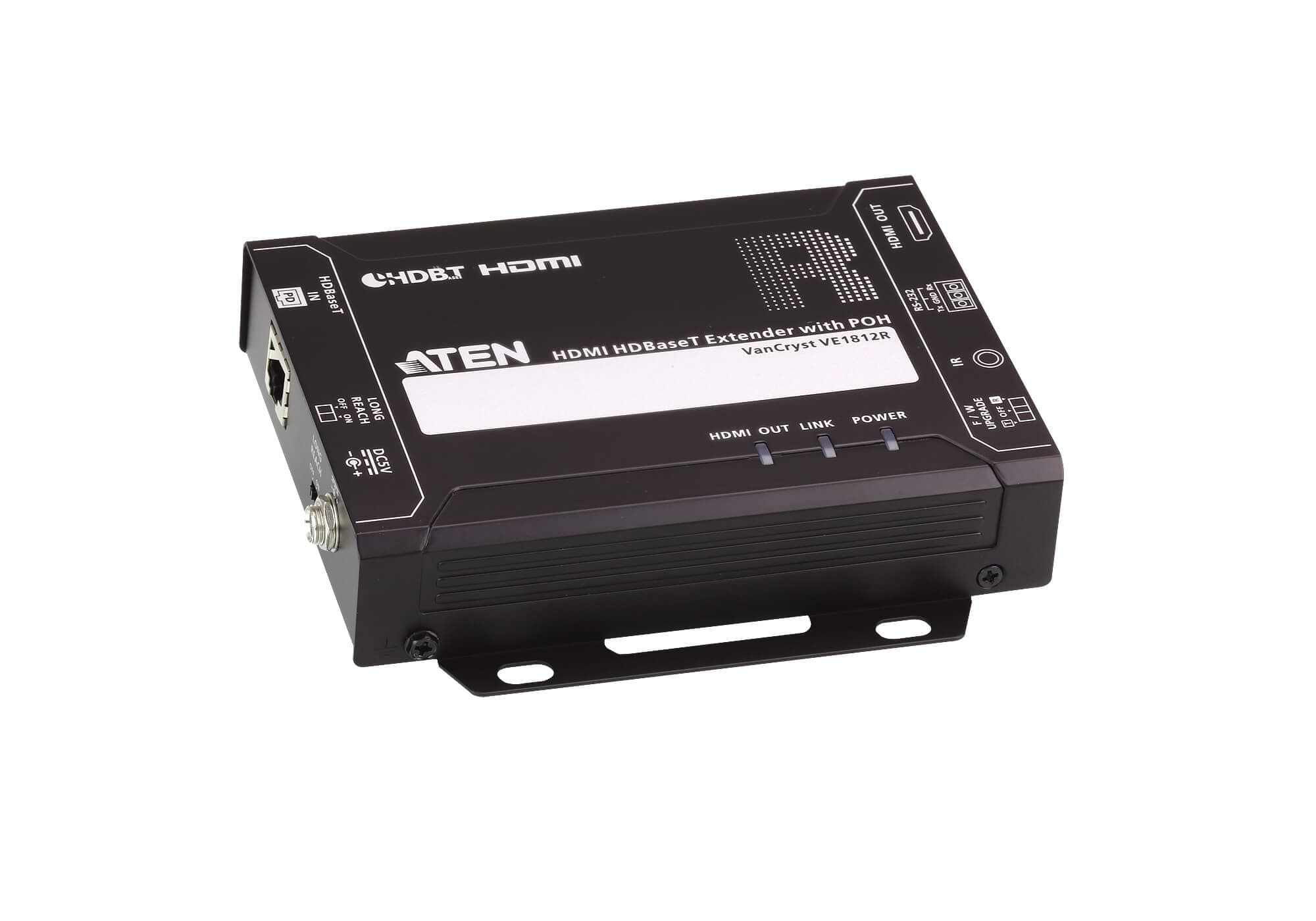 HDMI HDBaseT Receiver with PoH (4K@100m) (HDBaseT Class A) (PoH  PD) — изглед 4