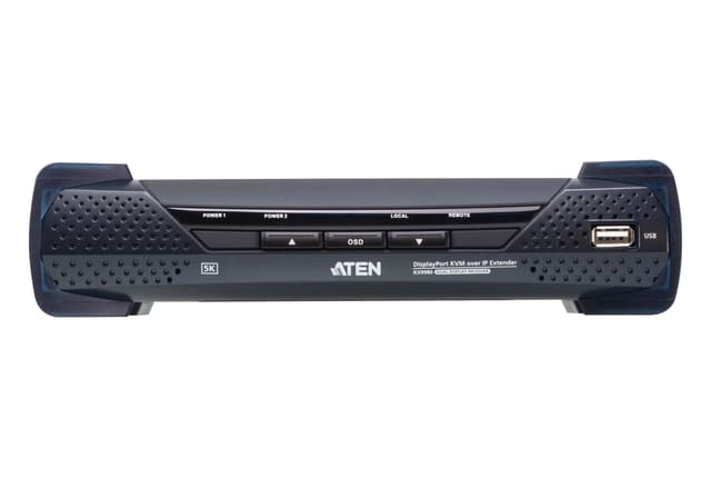 5K DisplayPort Dual Display KVM over IP Receiver