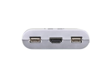 2-Port USB HDMI/Audio Cable KVM Switch with Remote Port Selector