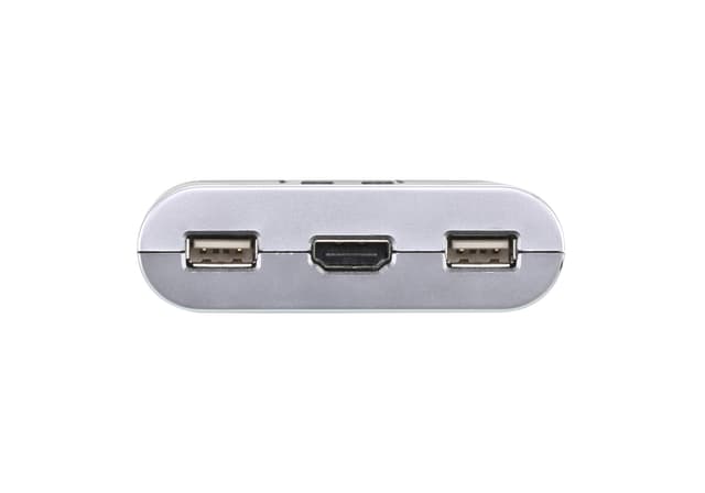 2-Port USB HDMI/Audio Cable KVM Switch with Remote Port Selector