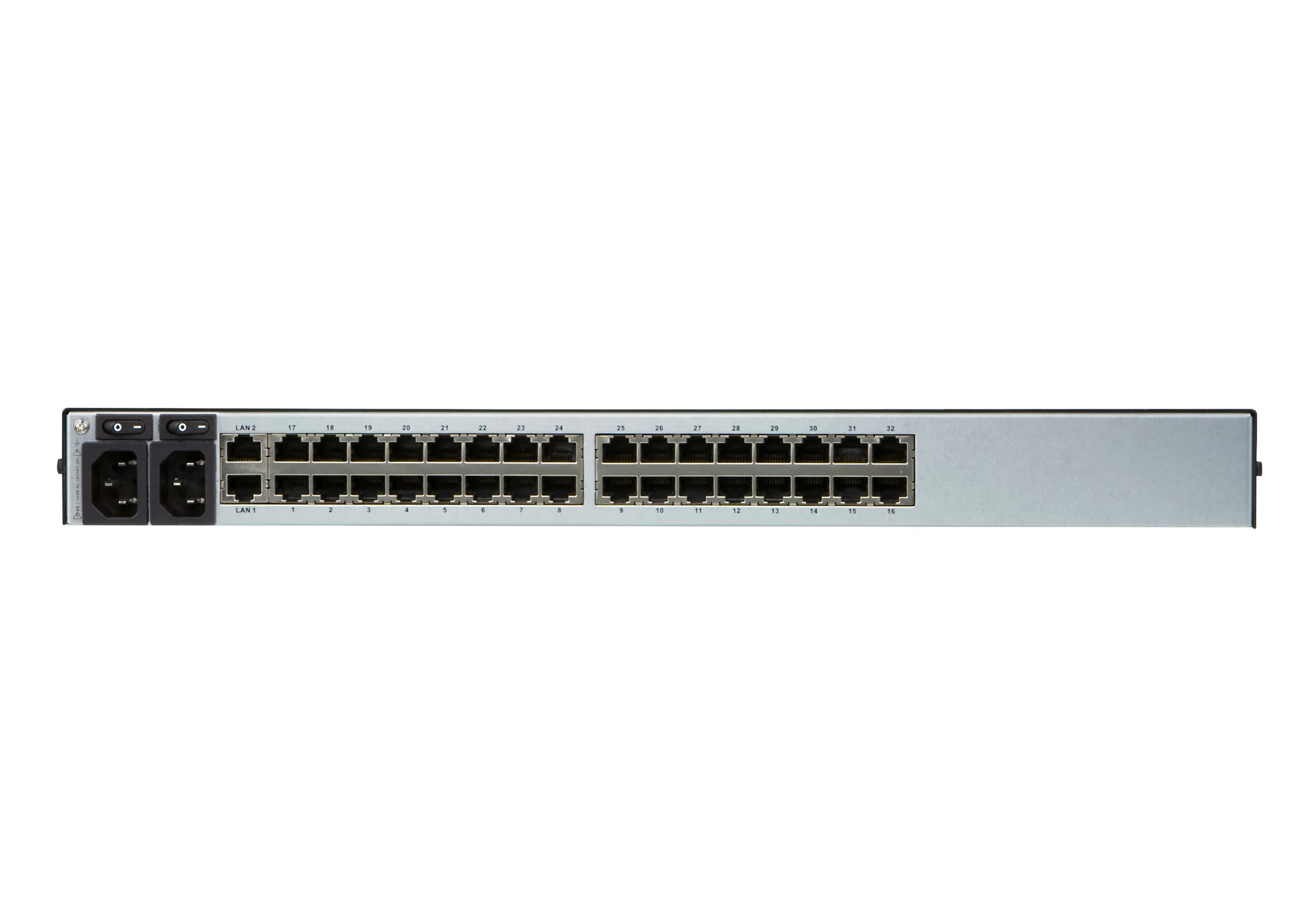 32-Port Serial Console Server with Dual Power/LAN — изглед 2