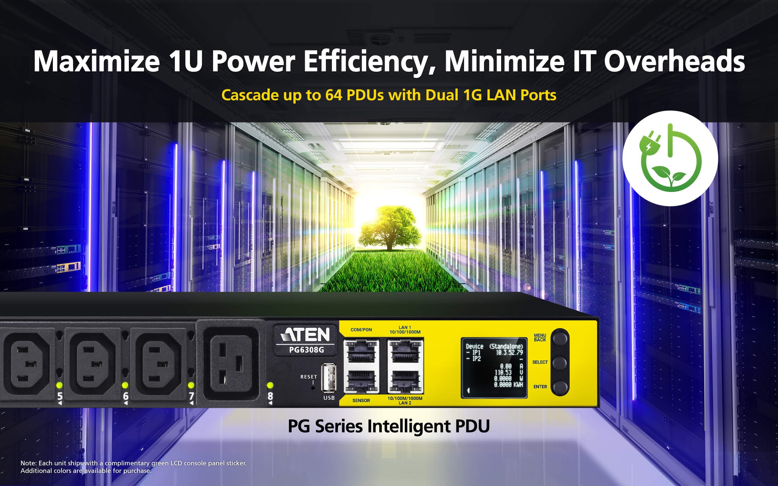 30A/32A 8-Outlet 1U Switched eco PDU — изглед 7