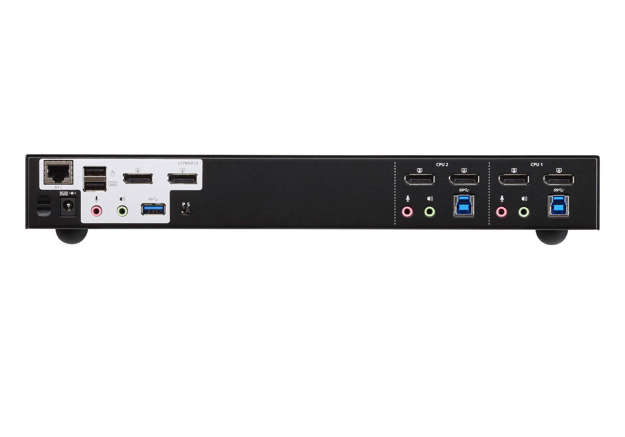 2-Port USB 3.0 4K DisplayPort Dual Display KVMP™ Switch — изглед 2