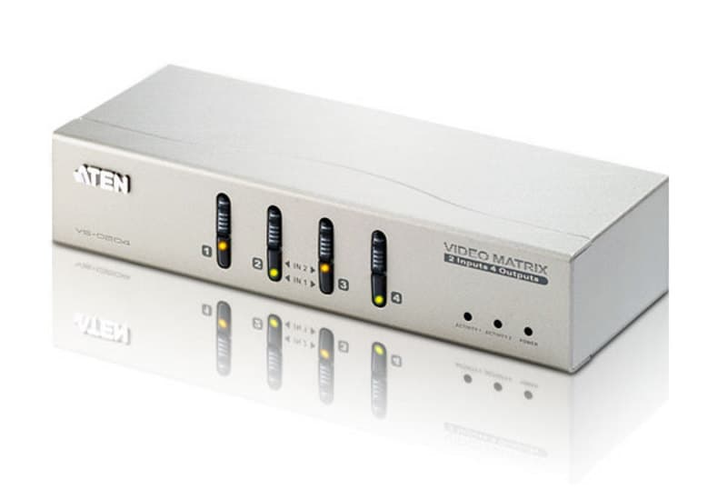2x4 VGA/Audio Matrix Switch
