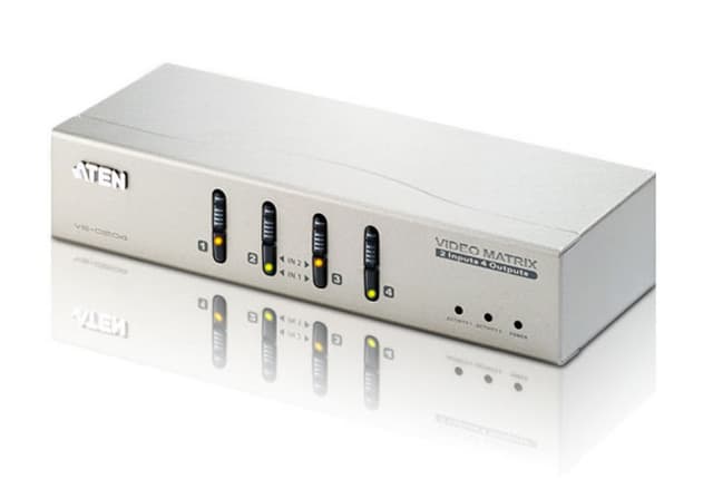 2x4 VGA/Audio Matrix Switch