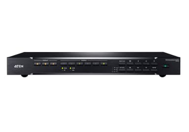 7 x 3 Seamless Presentation Matrix Switch with Scaler, Streaming, Audio Mixer, and HDBaseT