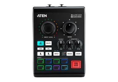 Podcast AI Audio Mixer|MicLIVE™ 6-CH