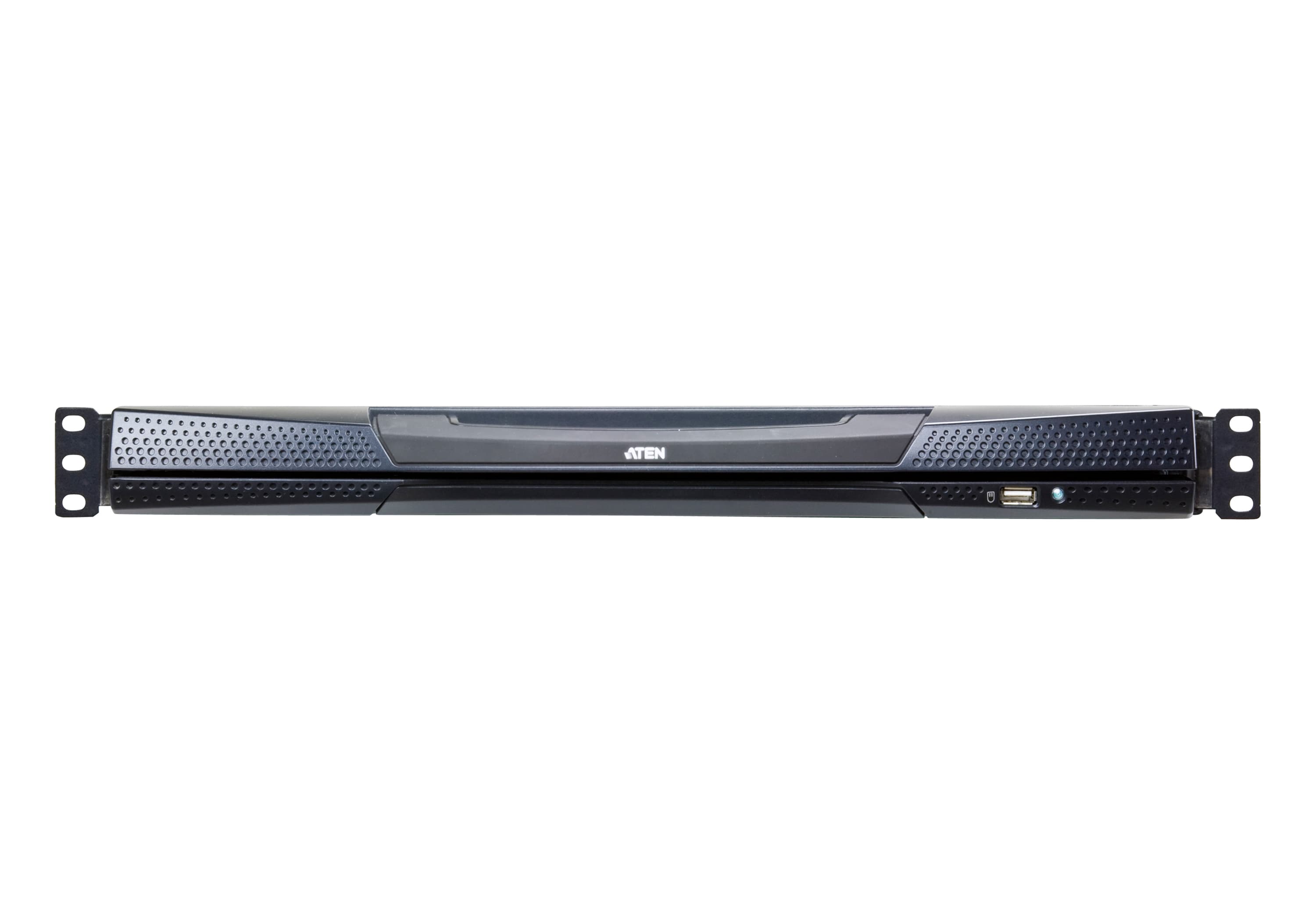 8-Port Multi-Interface Cat 5 Dual Rail LCD KVM Switch — изглед 2