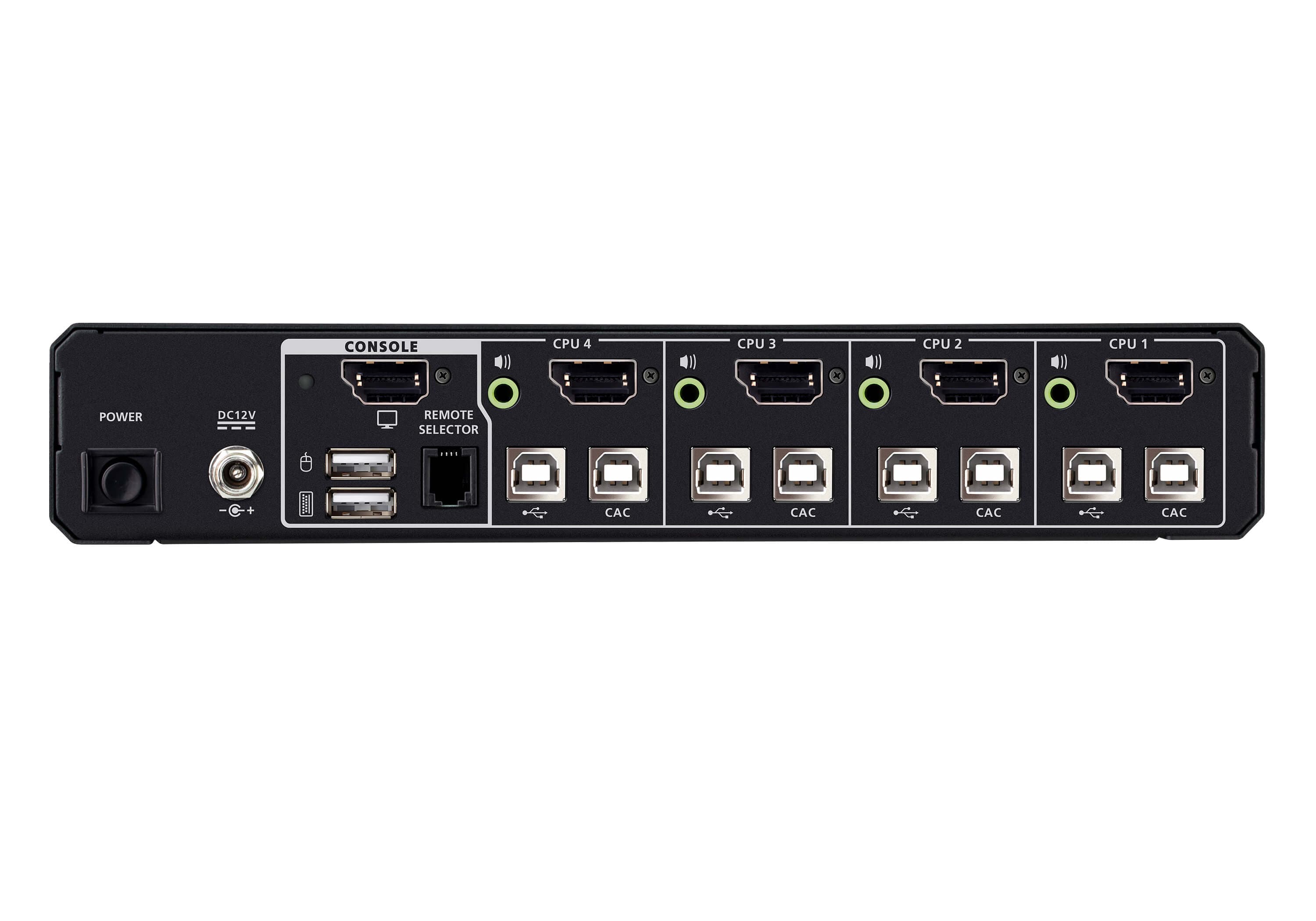 4-Port USB 5K DisplayPort/HDMI Universal Secure KVM Switch with CAC (PSD PP v4.0 Compliant) — изглед 2