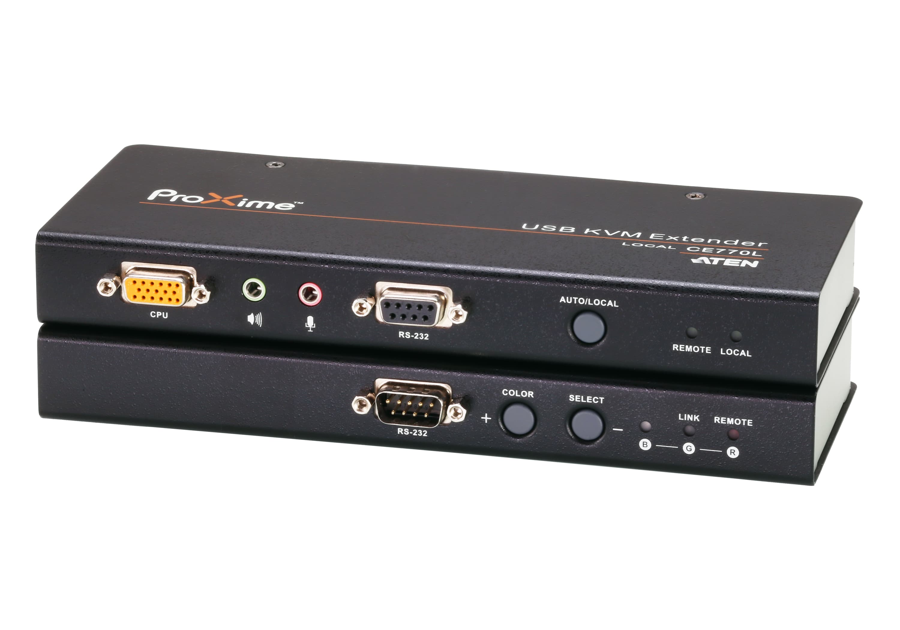 USB VGA/Audio Cat 5 KVM Extender with Deskew (1280 x 1024@300m) — изглед 2