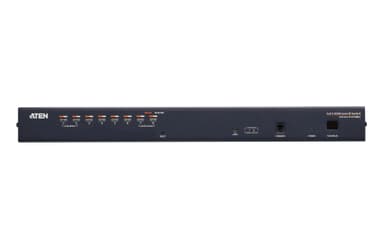 1-Local/Remote Shared Access 8-Port Multi-Interface Cat 5 KVM over IP Switch
