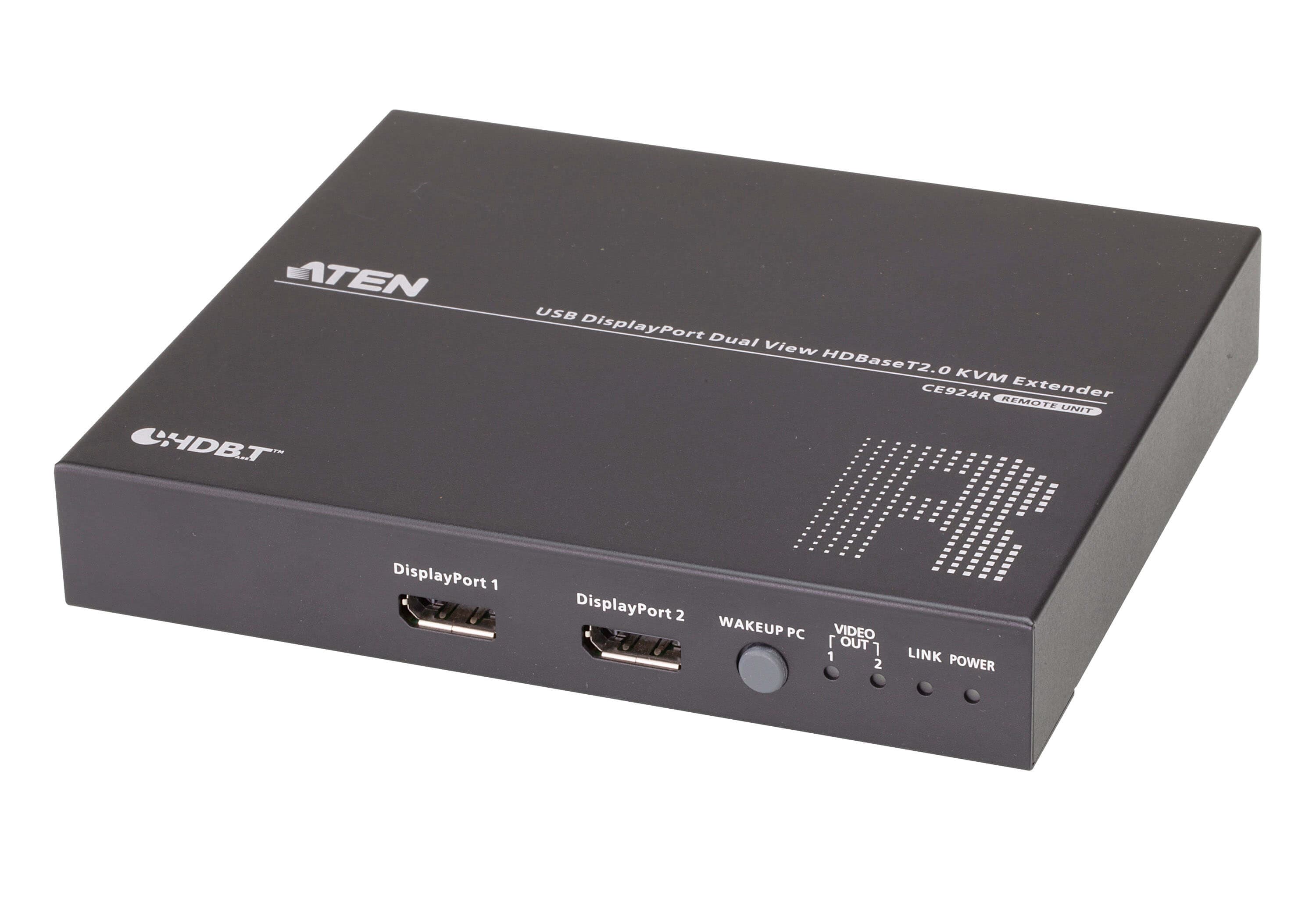 USB DisplayPort Dual View HDBaseT™ 2.0 KVM Extender (4K@100m for Single View) — изглед 5