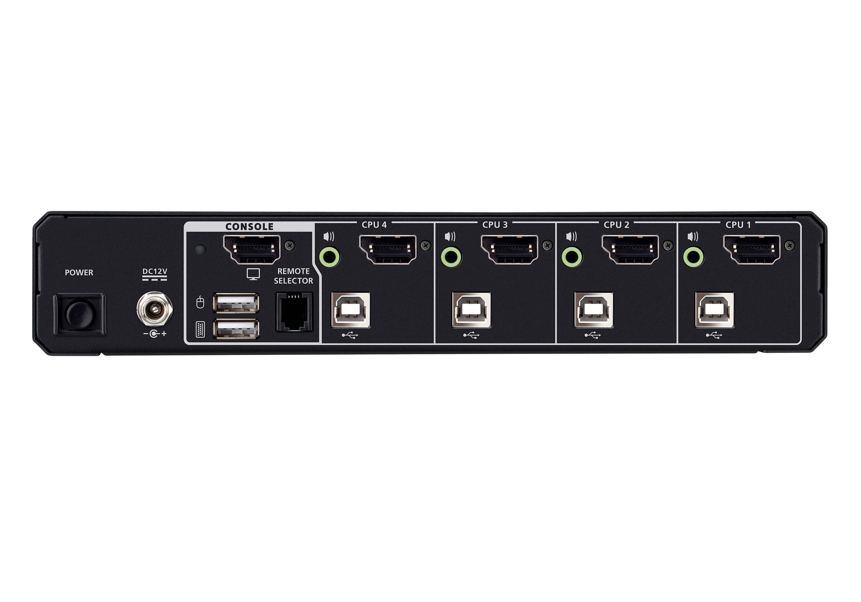 4-Port USB 5K DisplayPort/HDMI Universal Secure KVM Switch (PSD PP v4.0 Compliant) — изглед 2