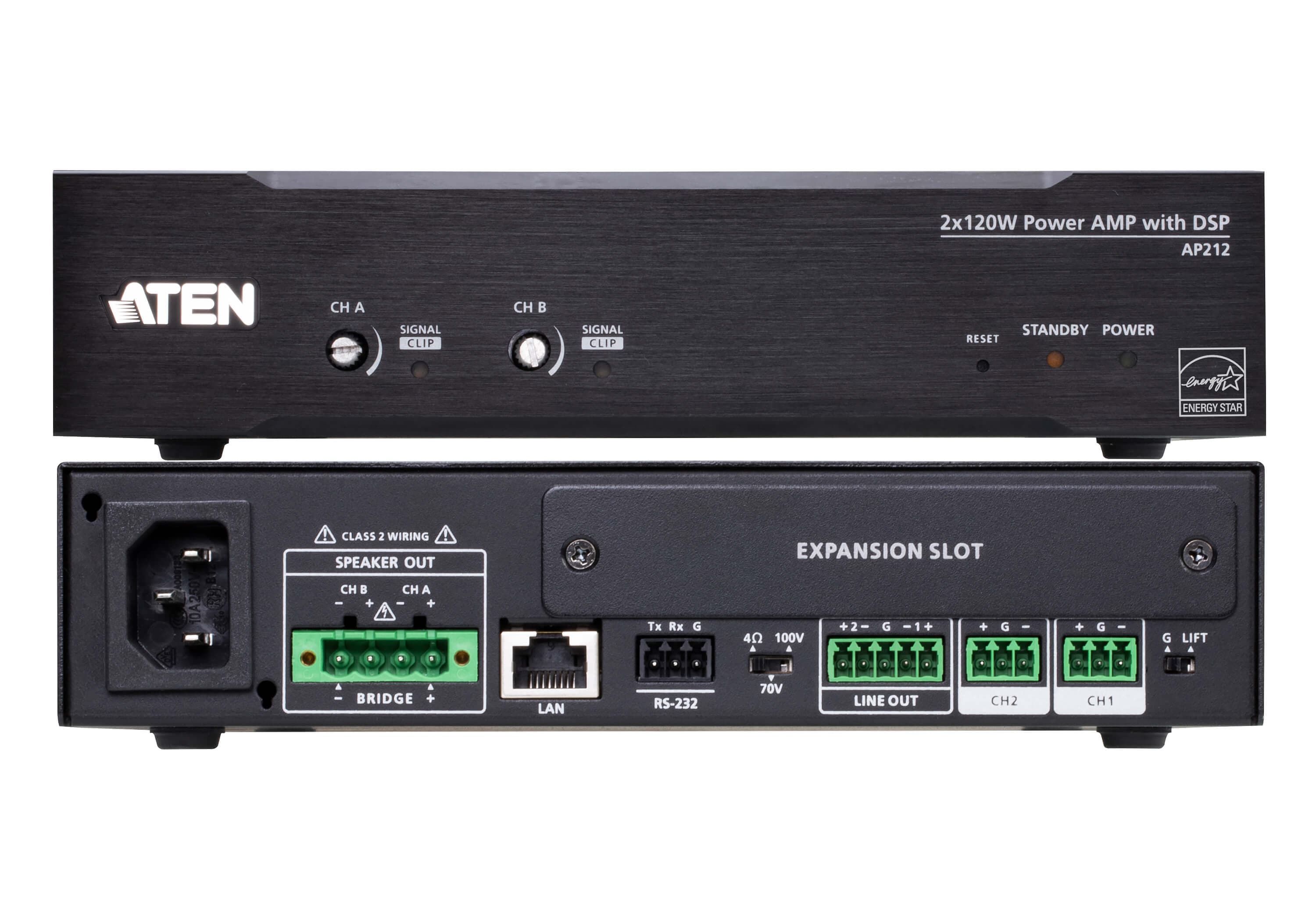 2 x 120W Power Amplifier with DSP — изглед 4