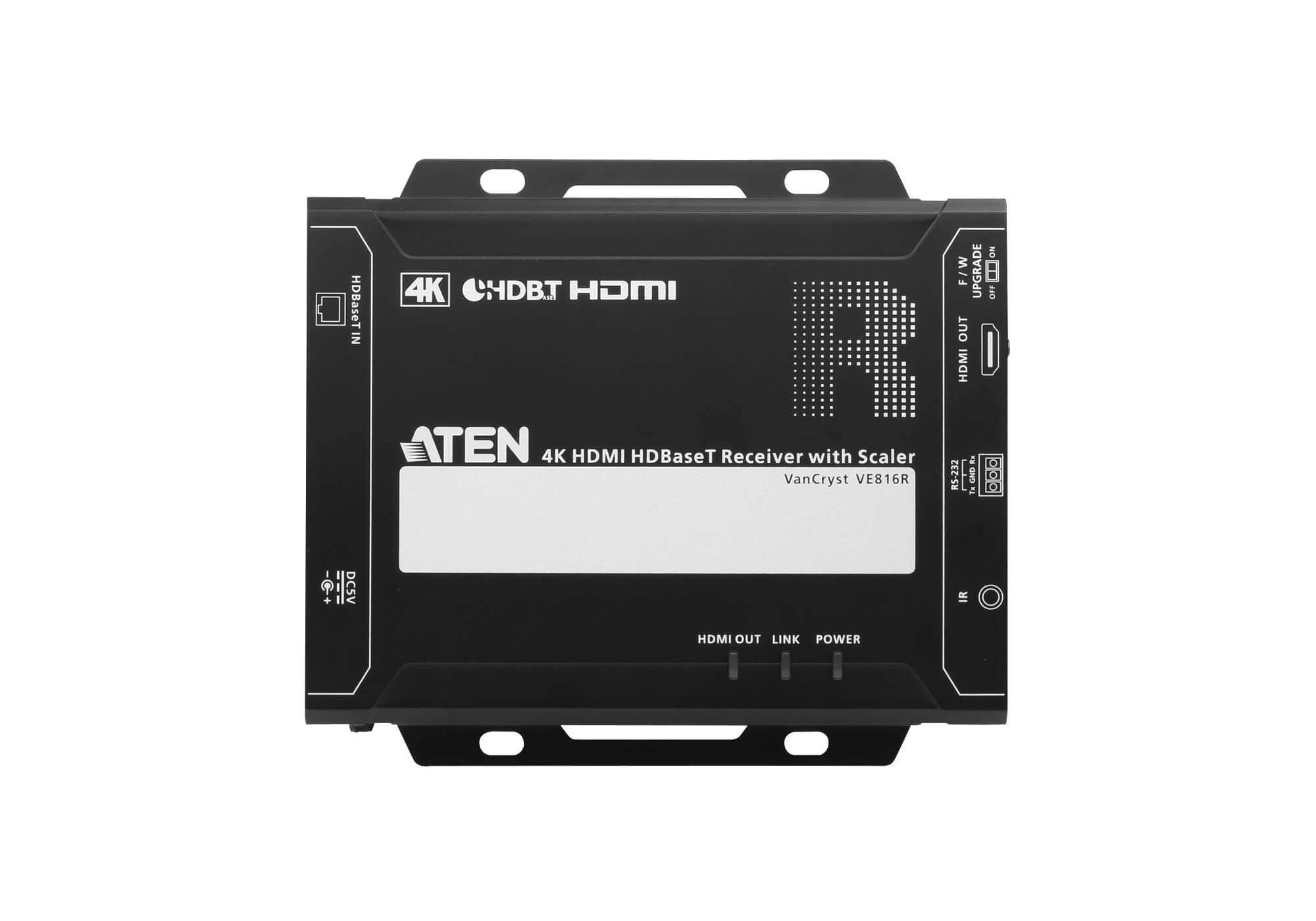 4K HDMI HDBaseT Receiver with Scaler (4K@100m) (HDBaseT Class A) — изглед 4