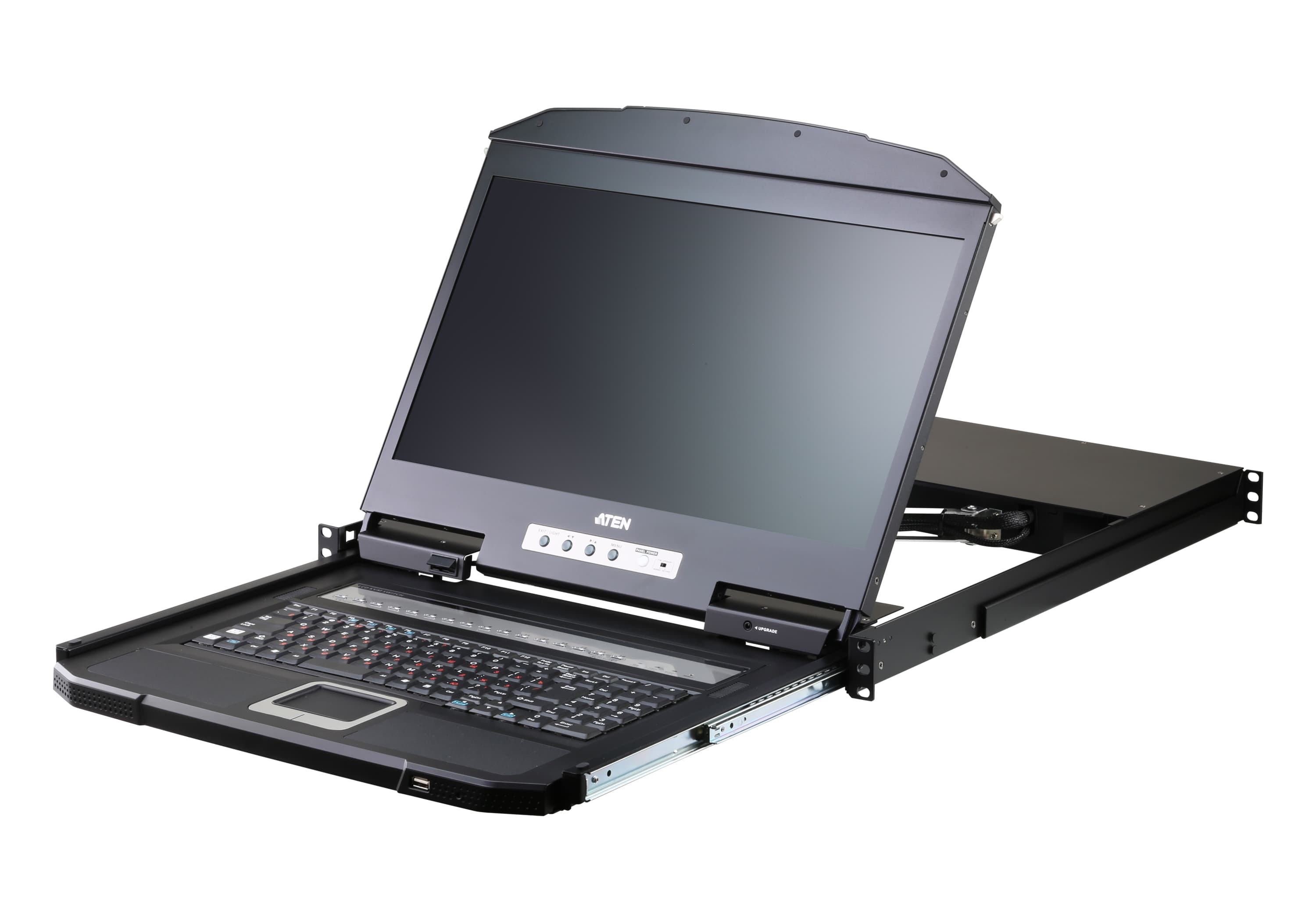 16-Port PS/2-USB VGA Single Rail WideScreen LCD KVM Switch — изглед 3