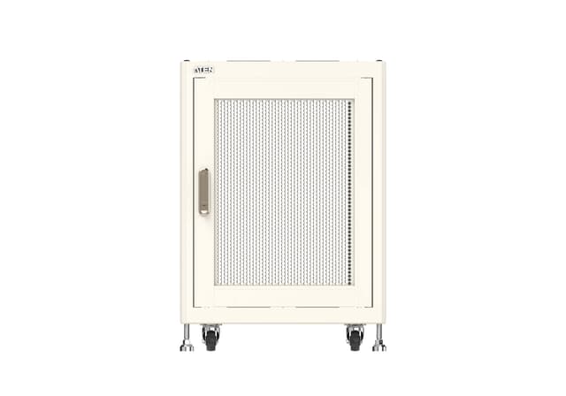 15U Standard Rack with Perforated Front and Rear Doors