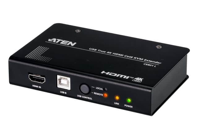 USB True 4K HDMI Cat 6 KVM Extender (4K @ 70 m / FHD @ 100 m)