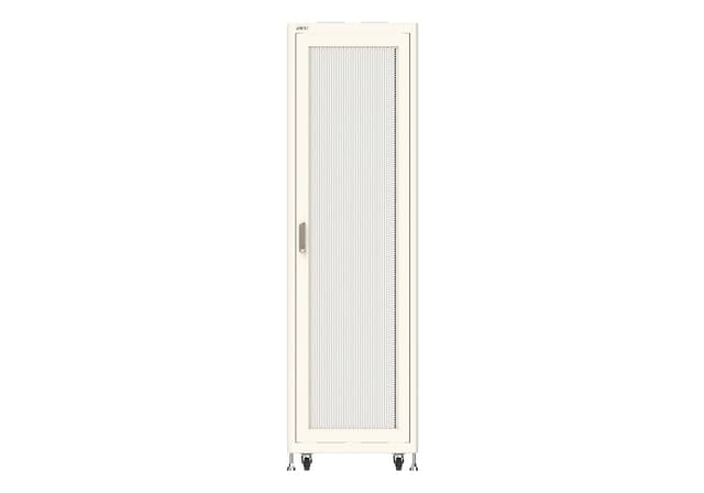 42U Server Rack with Perforated Front and Rear Doors