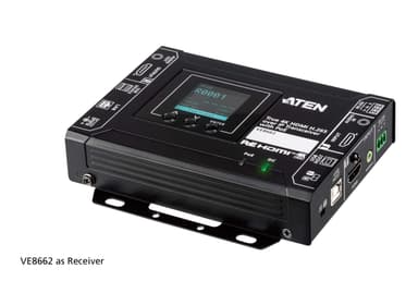 True 4K HDMI H.265 over IP Transceiver with PoE