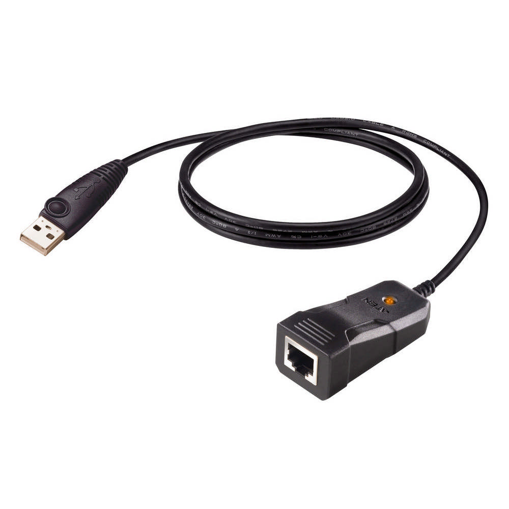 ATEN UC232BF :: USB към RJ-45 (RS-232) конзолен адаптер, FTDI чипсет, 1.2 м