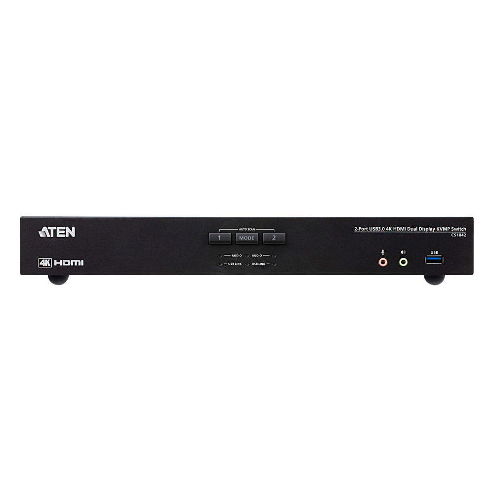 ATEN CS1842 :: 2-портов Dual Display KVMP™ превключвател, USB 3.0, 4K, HDMI - Image 4